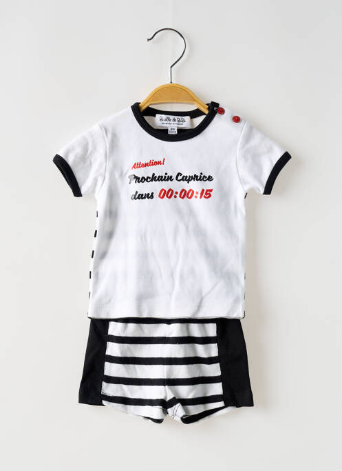 Ensemble short noir BULLE DE BB pour garçon