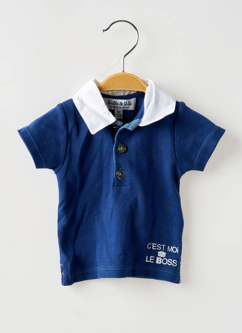 Polo bleu BULLE DE BB pour garçon