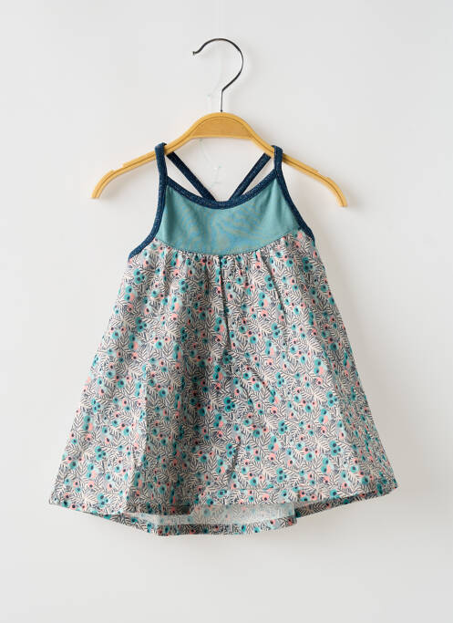 Robe mi-longue bleu MOULIN ROTY pour fille