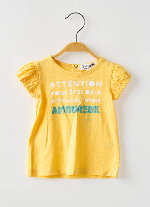Top jaune BULLE DE BB pour fille