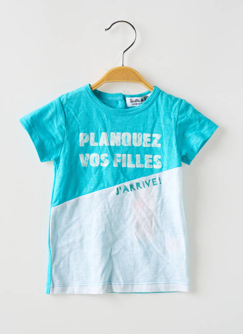 T-shirt bleu BULLE DE BB pour garçon