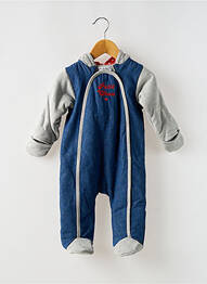 Combi-pantalon col v manches longues bleu BB AND CO enfant