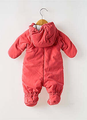 Combi-pantalon resserrée sur le bas manches longues rose PETIT BATEAU fille