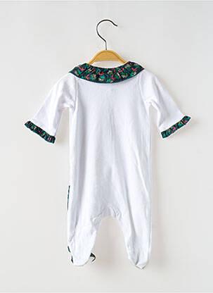 Pyjama col claudine blanc BB AND CO fille