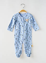 Pyjama fermeture pressionnée bleu STEIFF garcon
