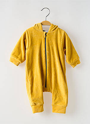 Combi-pantalon col v manches longues jaune BB AND CO enfant