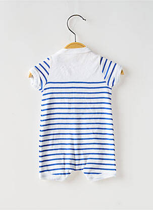Barboteuse col rond blanc PETIT BATEAU garçon
