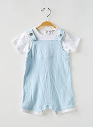 Combishort coupe droite manches courtes bleu BULLE DE BB garcon