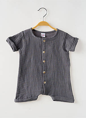 Combishort coupe droite manches courtes gris BB AND CO garcon