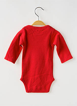 Body manches longues manches longues rouge BULLE DE BB garçon