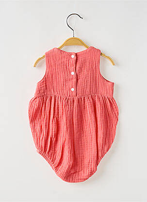 Barboteuse col rond rose BB AND CO fille