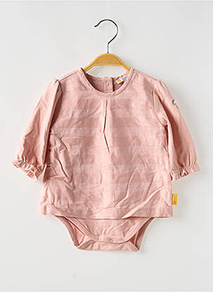 Body manches longues manches longues rose STEIFF fille