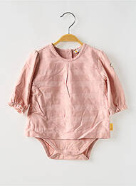 Body manches longues manches longues rose STEIFF fille
