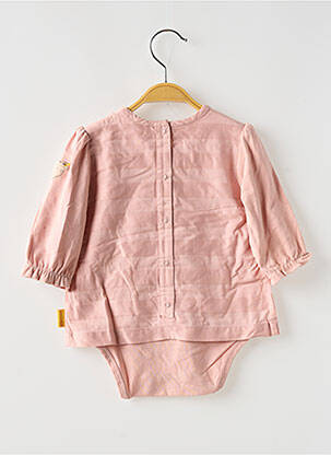 Body manches longues manches longues rose STEIFF fille