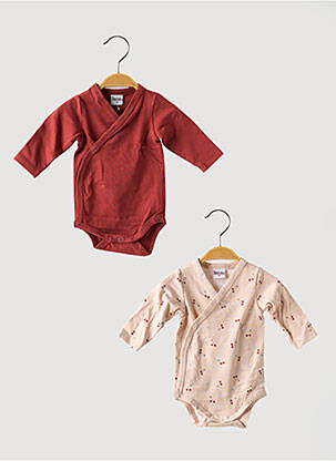 Body manches longues manches longues beige BB AND CO fille