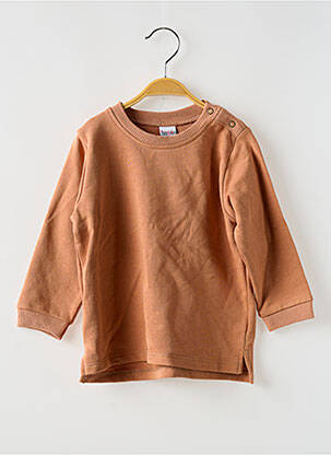 Sweat-shirt manches longues manches longues marron BB AND CO garcon