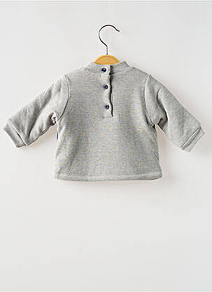 Sweat-shirt stretch manches longues gris BULLE DE BB garçon