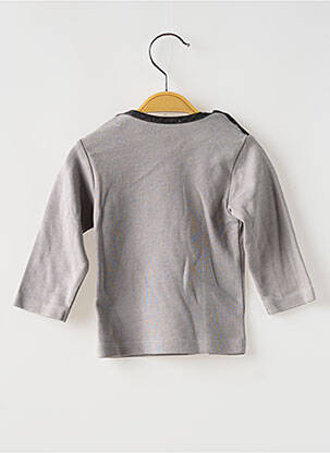 T-shirt manches longues manches longues gris BULLE DE BB garçon