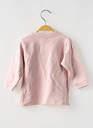 Sweat-shirt coupe droite manches longues rose BB AND CO enfant