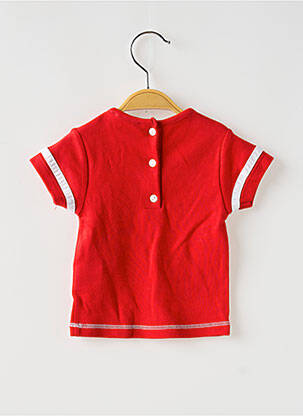 T-shirt stretch manches courtes rouge BULLE DE BB garçon