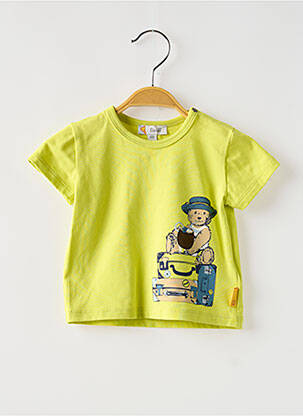 T-shirt coupe droite manches courtes jaune STEIFF fille