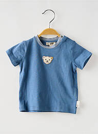 T-shirt coupe droite manches courtes bleu STEIFF garcon