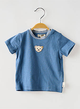 T-shirt coupe droite manches courtes bleu STEIFF garcon