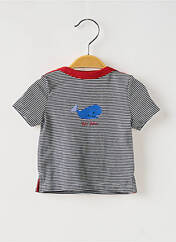 T-shirt bleu PETIT BATEAU pour garçon seconde vue