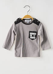 T-shirt gris BULLE DE BB pour garçon seconde vue