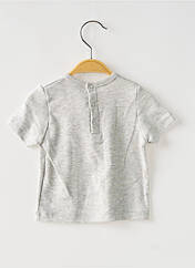 T-shirt gris PETIT BATEAU pour garçon seconde vue