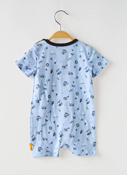 Combishort coupe droite manches courtes bleu STEIFF garcon