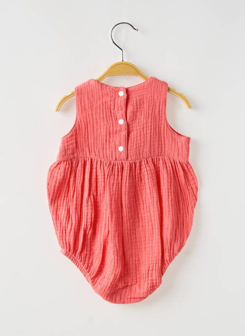 Barboteuse rose BB AND CO pour fille