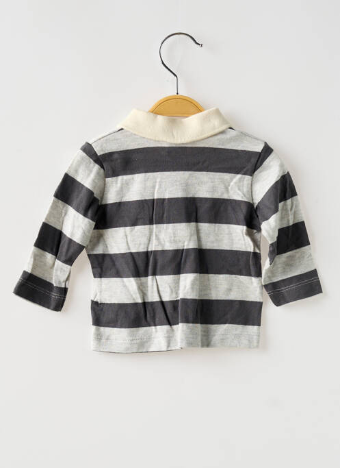 Polo gris PETIT BATEAU pour garçon