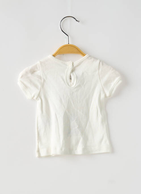 T-shirt blanc PETIT BATEAU pour fille