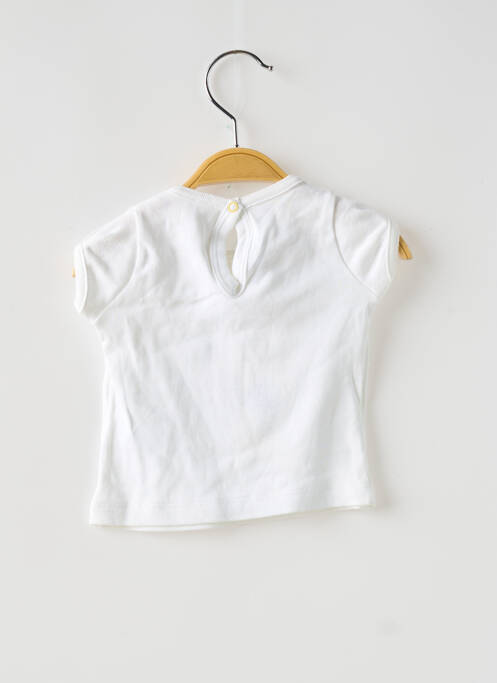 T-shirt blanc PETIT BATEAU pour fille