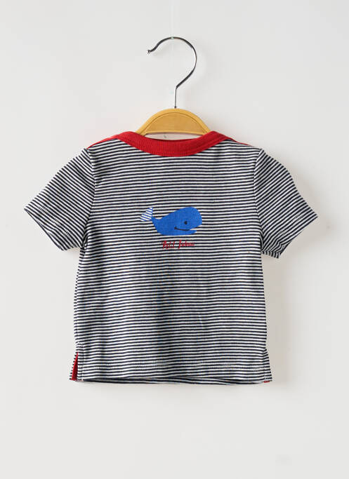 T-shirt bleu PETIT BATEAU pour garçon