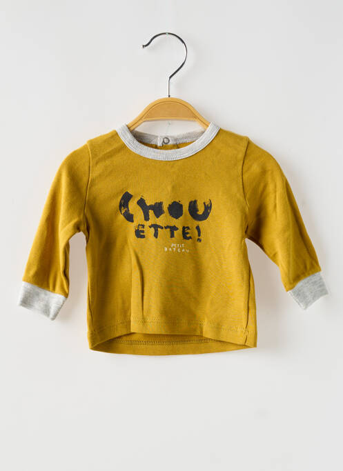 T-shirt jaune PETIT BATEAU pour garçon