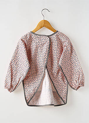 Bavoir imprimé fantaisie rose BB AND CO fille