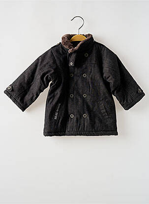 Manteau long poches sans capuche gris BULLE DE BB garçon
