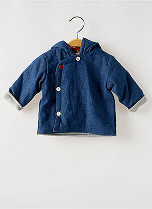 Manteau court a capuche bleu BULLE DE BB enfant