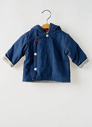 Manteau court a capuche bleu BULLE DE BB enfant