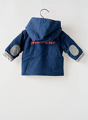 Manteau court a capuche bleu BULLE DE BB enfant