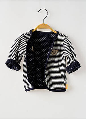 Veste casual fermeture boutonnée sur le devant bleu STEIFF fille