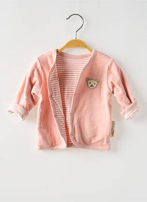 Veste casual réversible rose STEIFF fille