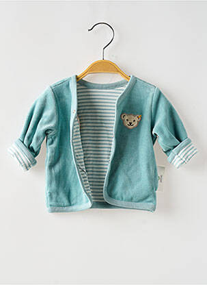 Veste casual fermeture pressionnée bleu STEIFF garcon