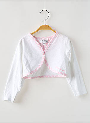 Boléro tissage jersey rose BULLE DE BB fille