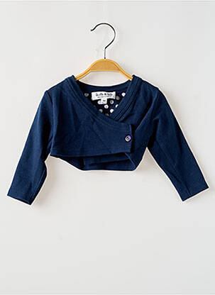 Veste casual fermeture boutonnée sur le devant bleu BULLE DE BB fille