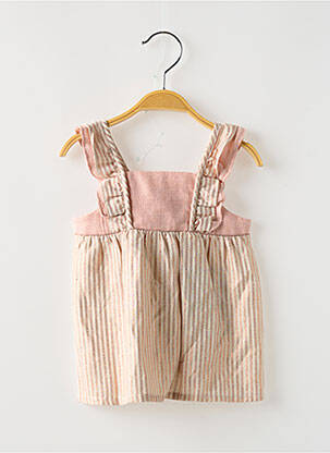 Tunique sans manche sans manche beige MOULIN ROTY fille