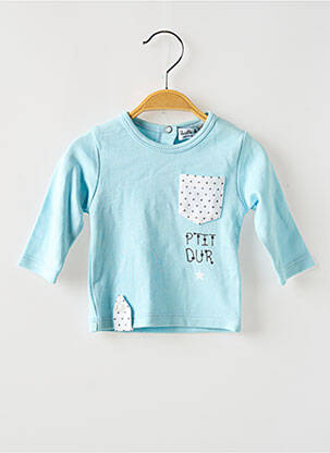 T-shirt manches longues manches longues bleu BULLE DE BB garçon
