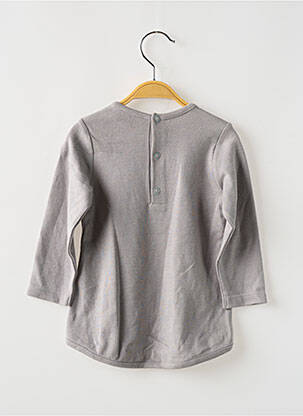 T-shirt coupe cintrée manches longues gris BULLE DE BB fille